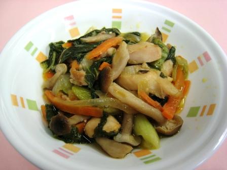 鶏肉と青梗菜のオイスターソース炒め 『鶏肉と青梗菜のオイスターソース炒め』の画像