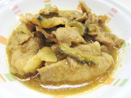 豚肉とゴーヤのカレーしょうゆ炒め 『豚肉とゴーヤのカレーしょうゆ炒め』の画像
