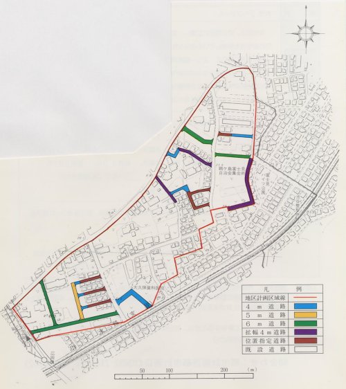 五味ヶ谷地区地区計画　地区整備計画図