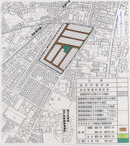 鶴ヶ島東急セレクトタウン地区地区計画　地区整備計画図