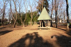 富士見中央近隣公園(外観・東屋と竹林)