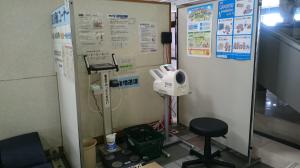 体組成計・血圧計（鶴ヶ島市役所庁舎）