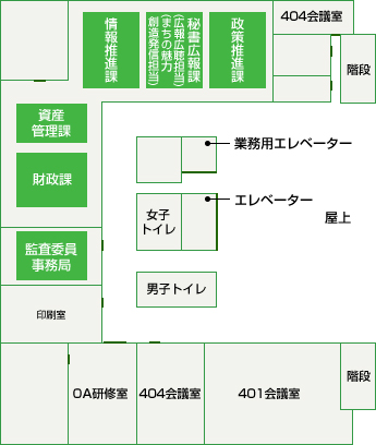 鶴ヶ島市役所4階