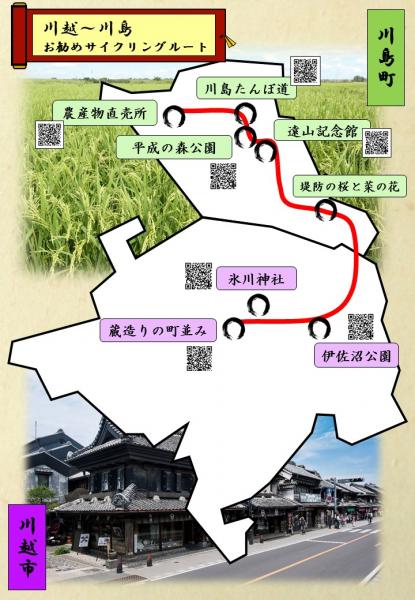 （修正後）広域観光ルート（川越～川島お勧めサイクリングルート・表）