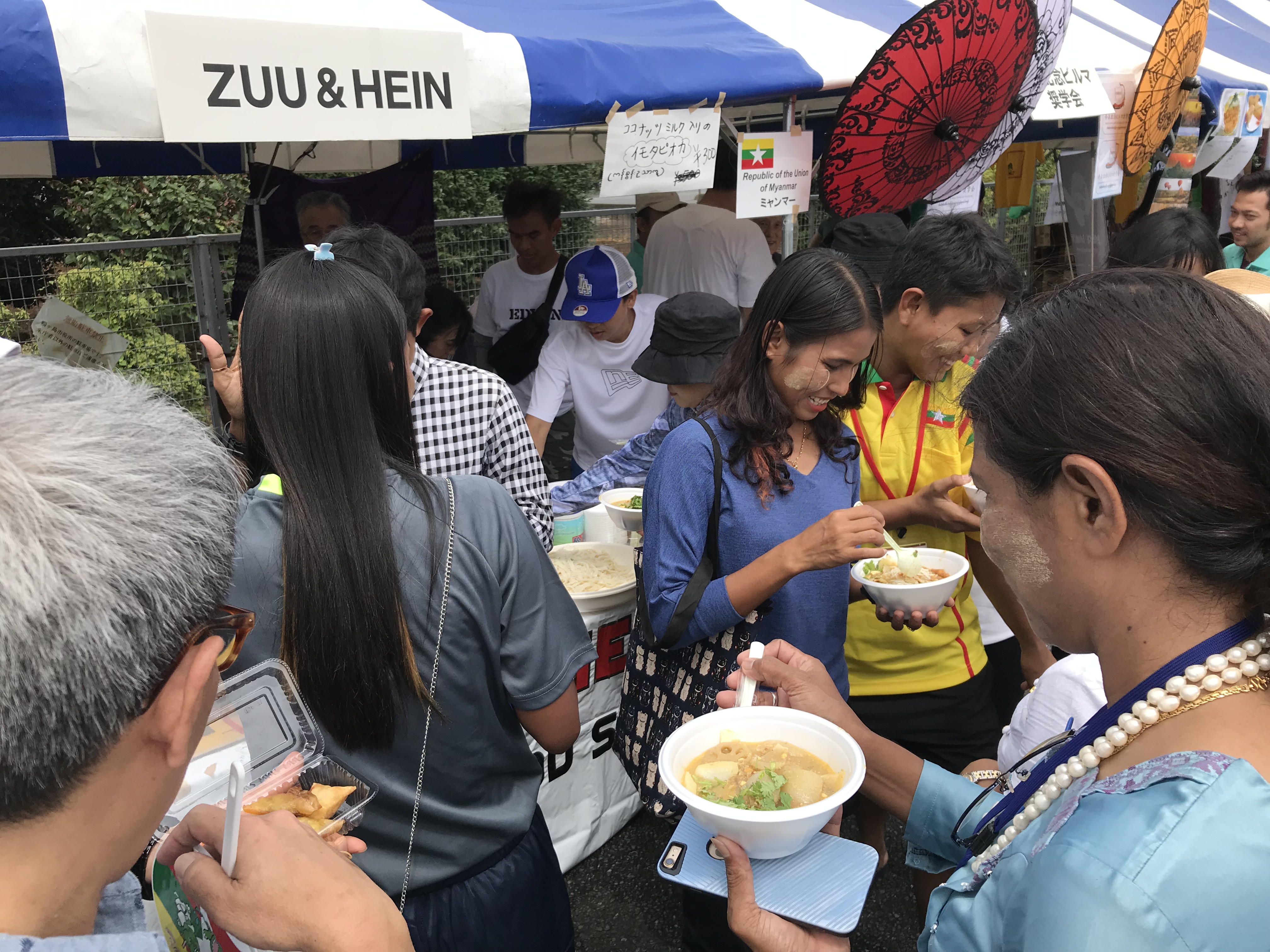 麺出店にて