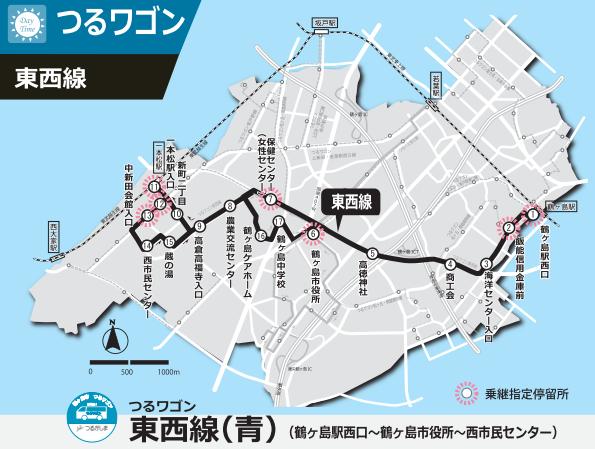 つるワゴン東西線（令和元年6月改正）