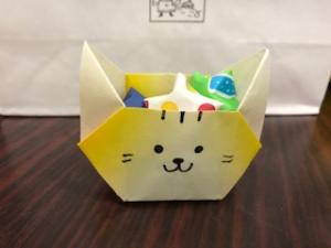 ねこの小物入れ
