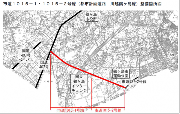 1015-1･1015-2整備箇所図