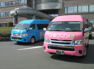 ワゴン青・ピンク