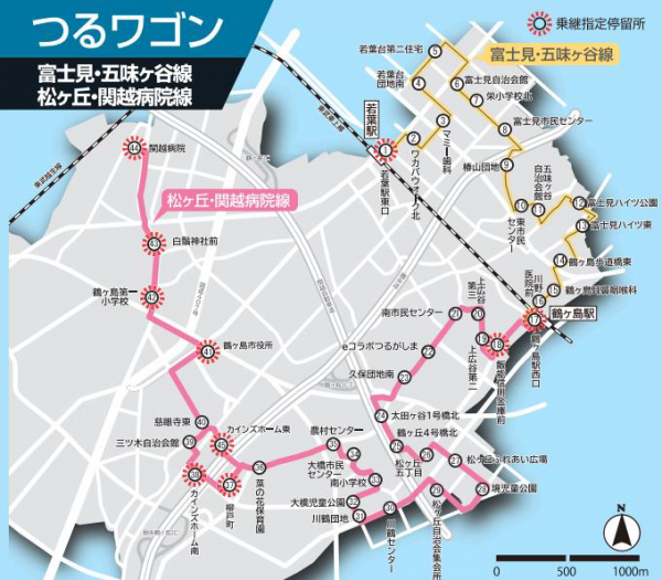 富士見・五味ヶ谷線路線図 R5.6.27ダウンロード
