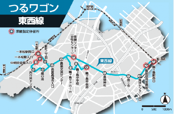 新東西線路線図